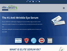 Tablet Screenshot of eliteserumrx.com